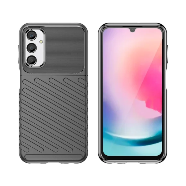 Armored Samsung M34 Thunder Case - blackeng
