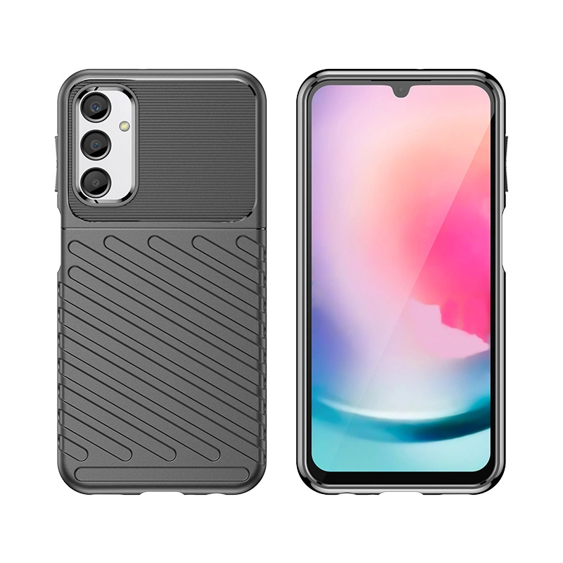 Armored Samsung M34 Thunder Case - blackeng