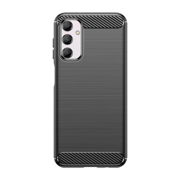 Flexible carbon pattern case for Samsung Galaxy M14 Carbon Case - blackeng