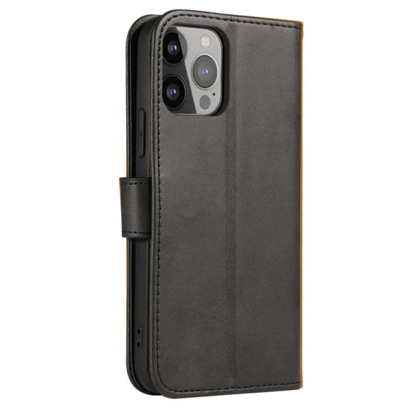 Magnet Case with flap and wallet for Tecno Spark 10 Pro - blackeng