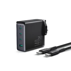 GaN charger UK Joyroom JR-TCG05UK 140W 3x USB-C USB-A + USB-C / USB-C cable 240W 1.2meng