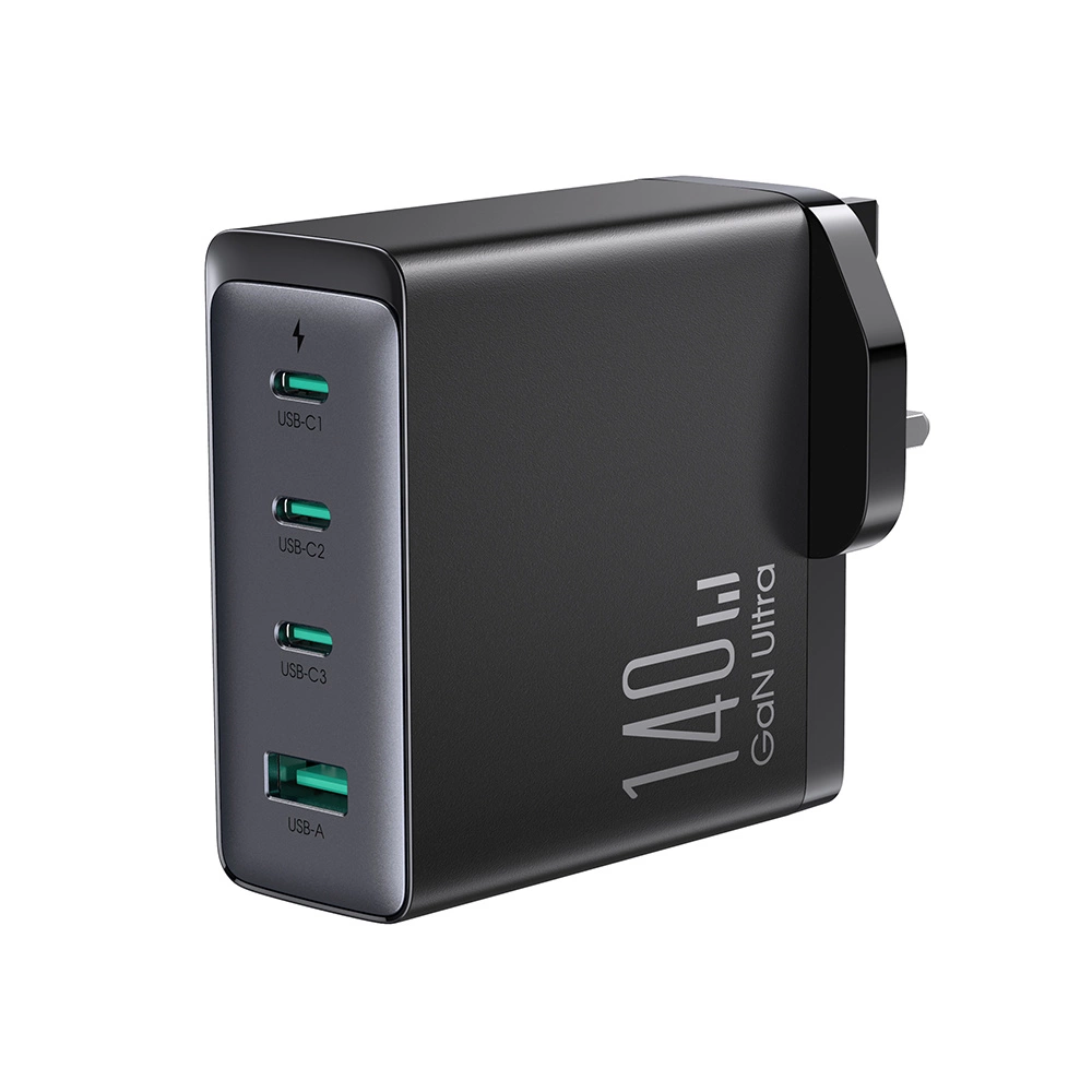 GaN charger UK Joyroom JR-TCG05UK 140W 3x USB-C USB-A + USB-C / USB-C cable 240W 1.2meng