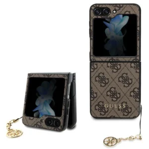 Guess 4G Charms Collection case for Samsung Galaxy Z Flip 5 - browneng