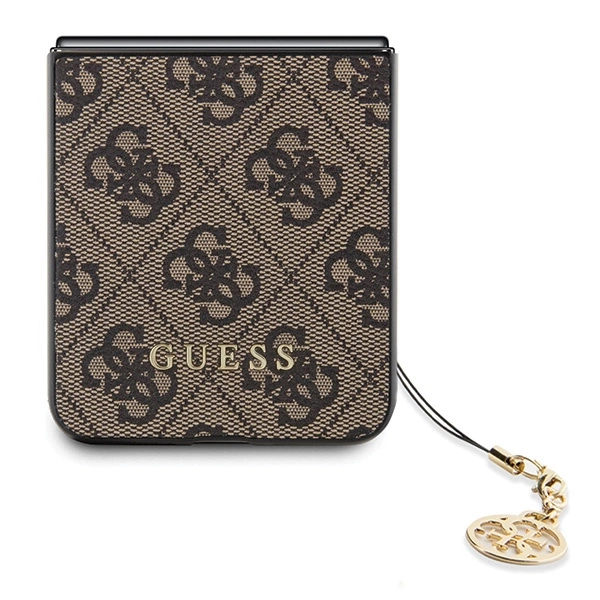 Guess 4G Charms Collection case for Samsung Galaxy Z Flip 5 - browneng