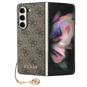Guess GUHCZFD5GF4GBR F946 Z Fold5 brown/brown hardcase 4G Charms Collectioneng