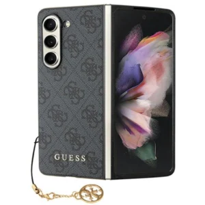 Guess GUHCZFD5GF4GGR F946 Z Fold5 gray/gray hardcase 4G Charms Collectioneng