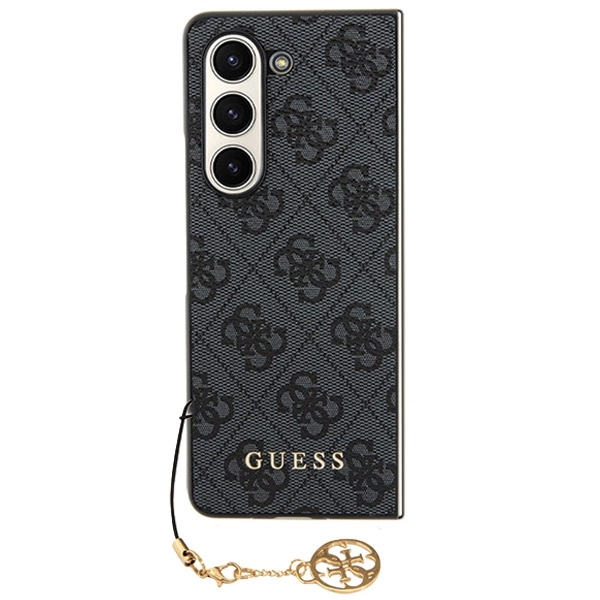 Guess GUHCZFD5GF4GGR F946 Z Fold5 gray/gray hardcase 4G Charms Collectioneng