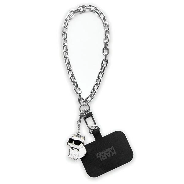 Karl Lagerfeld KLUCHCSKPK Universal Universal Hand Strap Choupette case - silvereng