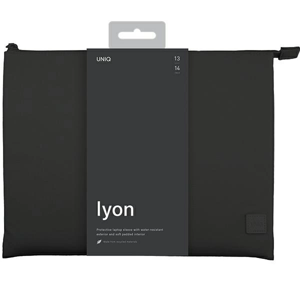 Uniq Lyon Waterproof RPET case for a 14" laptop - blackeng