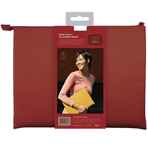 Uniq Lyon Waterproof RPET case for a 14" laptop - redeng