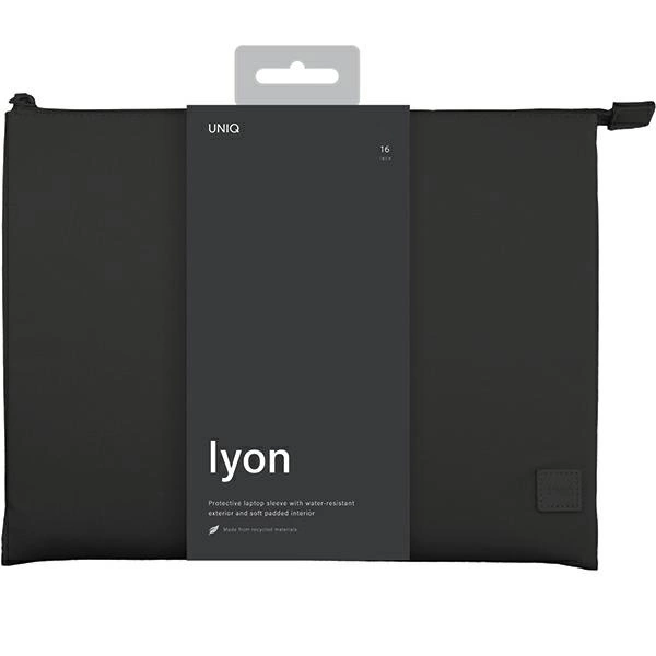 Uniq Lyon Waterproof RPET case for a 16" laptop - blackeng