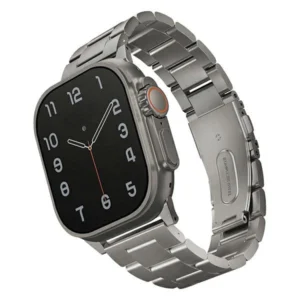Uniq Osta Stainless Steel strap for Apple Watch 1/2/3/4/5/6/7/8/SE/SE2/Ultra 42/44/45/49mm - silvereng