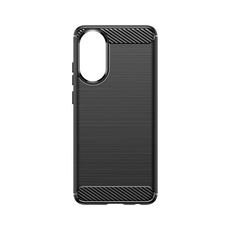 Carbon Case silicone case for Oppo A78 4G - blackeng