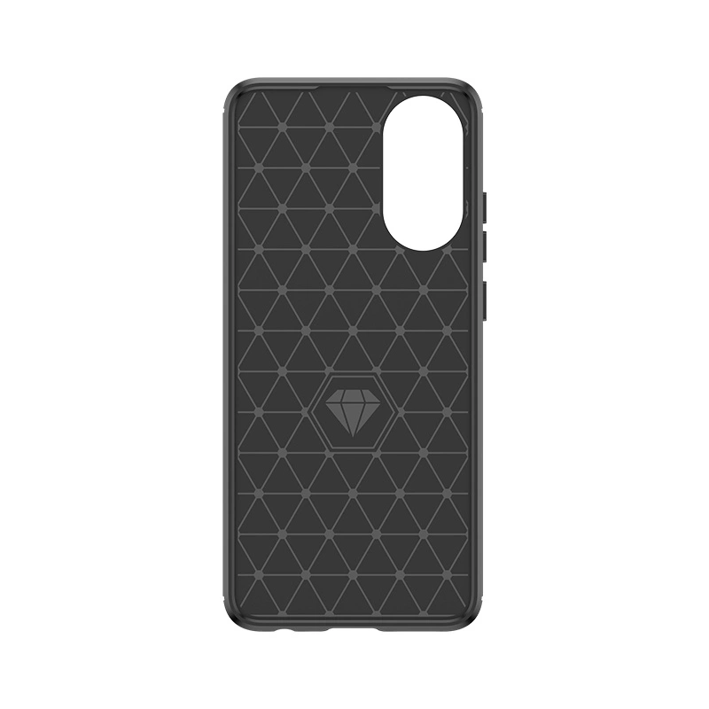 Carbon Case silicone case for Oppo A78 4G - blackeng