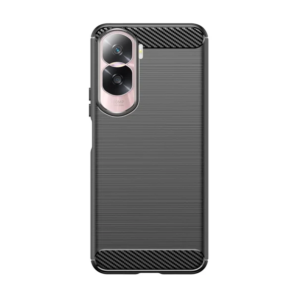 Carbon Case silicone case for Honor 90 Lite - blackeng