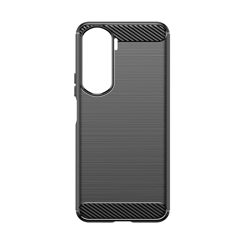 Carbon Case silicone case for Honor 90 Lite - blackeng