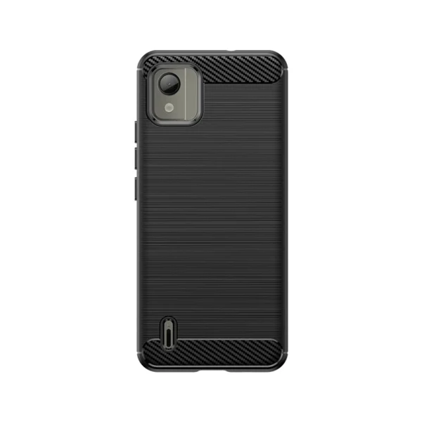 Carbon Case silicone case for Nokia C110 - blackeng