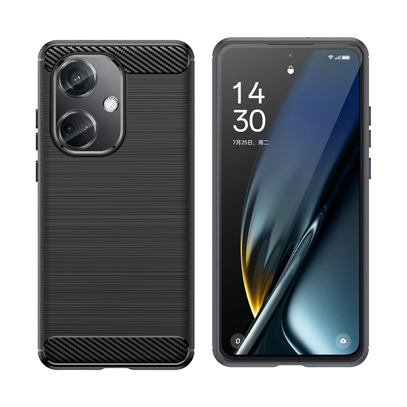 Carbon Case Silicone Case for OnePlus Nord CE3 5G/ Oppo K11 5G - Blackeng