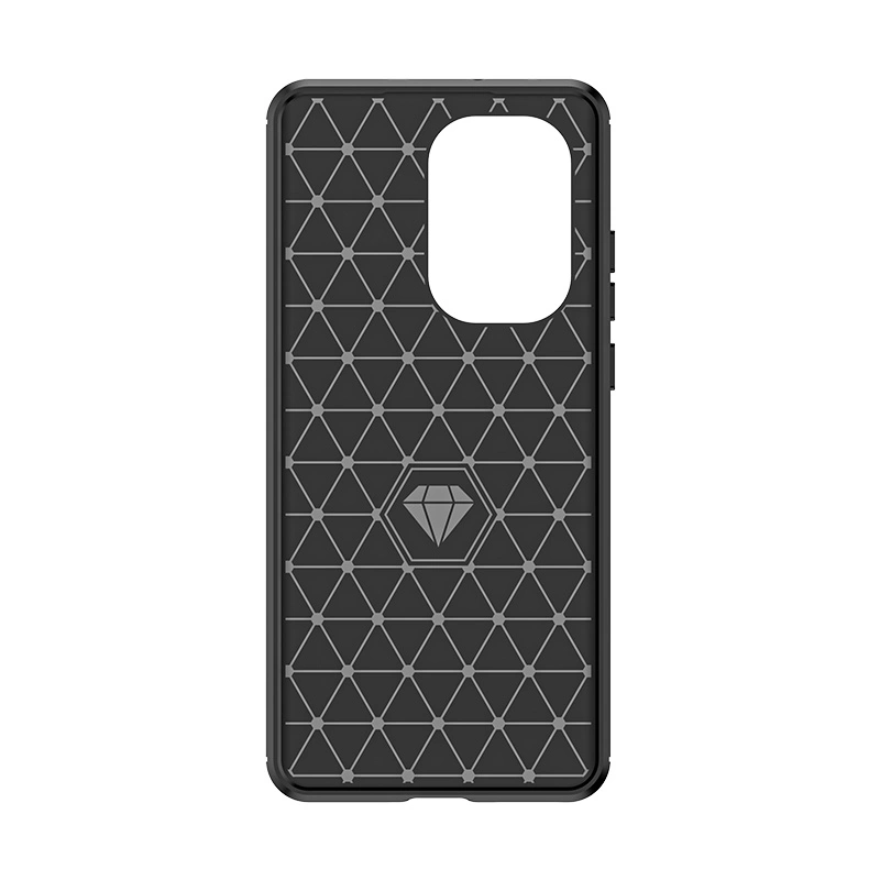 Carbon Case Silicone Case for OnePlus Nord CE3 5G/ Oppo K11 5G - Blackeng