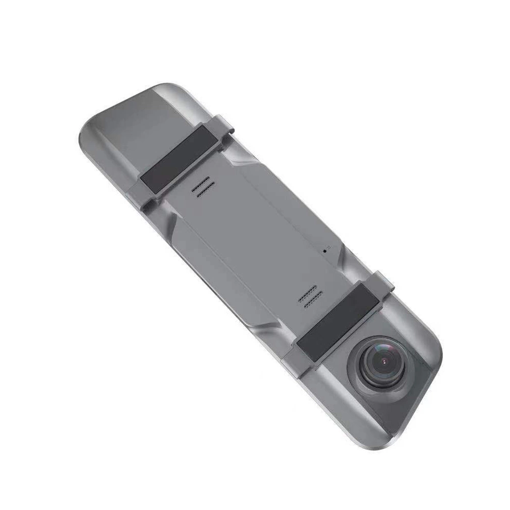 Car DVR911 Mirror Video Recorder Full HD G-sensor with Rear View Camera - Grayeng