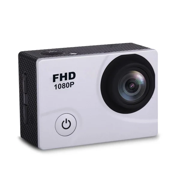 DV2400 Full HD Wi-Fi 12Mpx sports camera, wide-angle waterproof + accessories - whiteeng