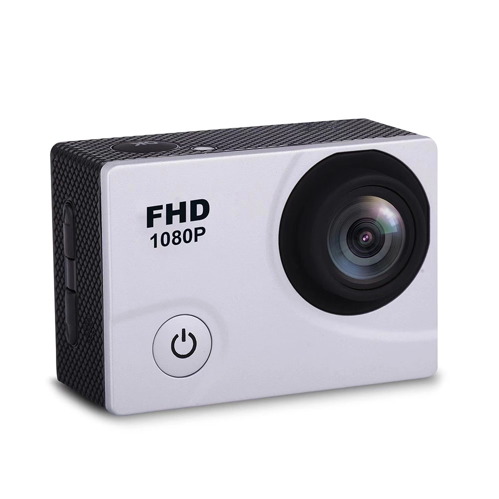 DV2400 Full HD Wi-Fi 12Mpx sports camera, wide-angle waterproof + accessories - whiteeng
