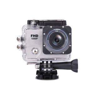 DV2400 Full HD Wi-Fi 12Mpx sports camera, wide-angle waterproof + accessories - whiteeng