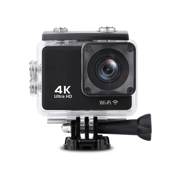 DV8500 4K Wi-Fi 16Mpx sports camera waterproof wide angle + accessories - blackeng