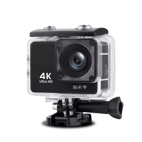 DV8500 4K Wi-Fi 16Mpx sports camera waterproof wide angle + accessories - blackeng