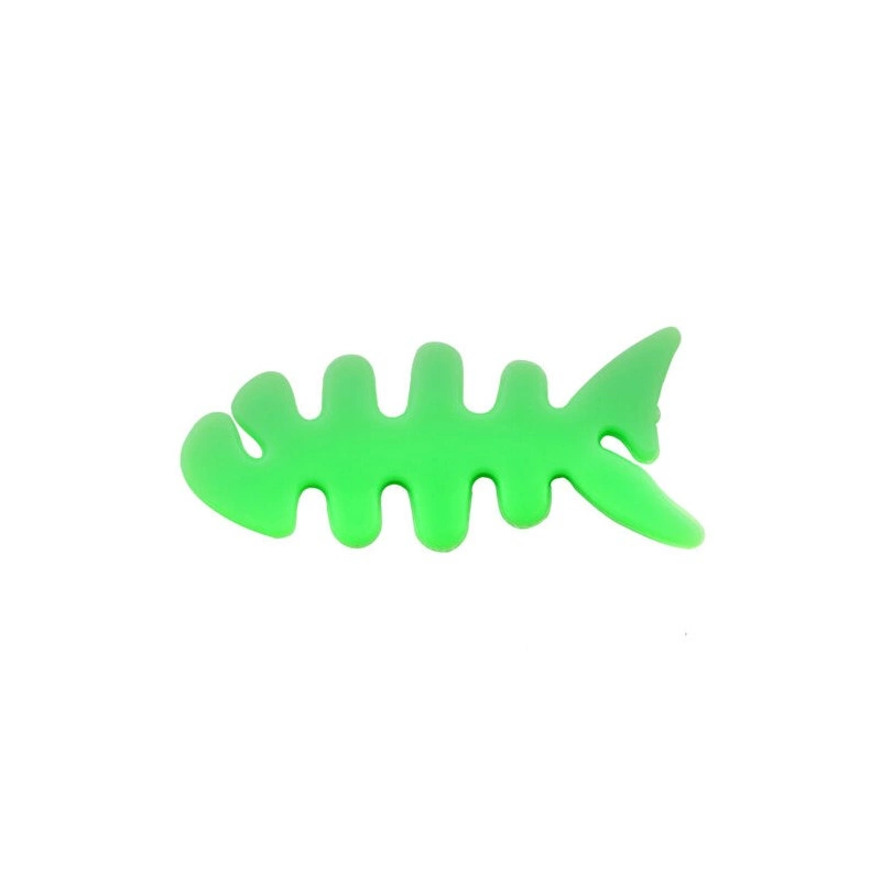 Fish-shaped headphone cable wrap - greeneng