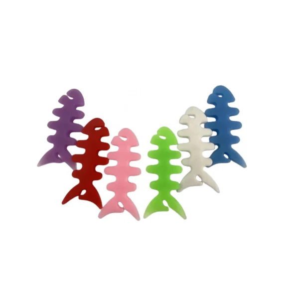Fish-shaped headphone cable wrap - greeneng