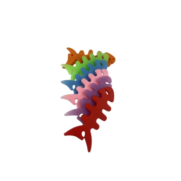 Fish-shaped headphone cable wrap - greeneng