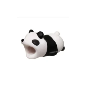 Panda-shaped phone cable covereng