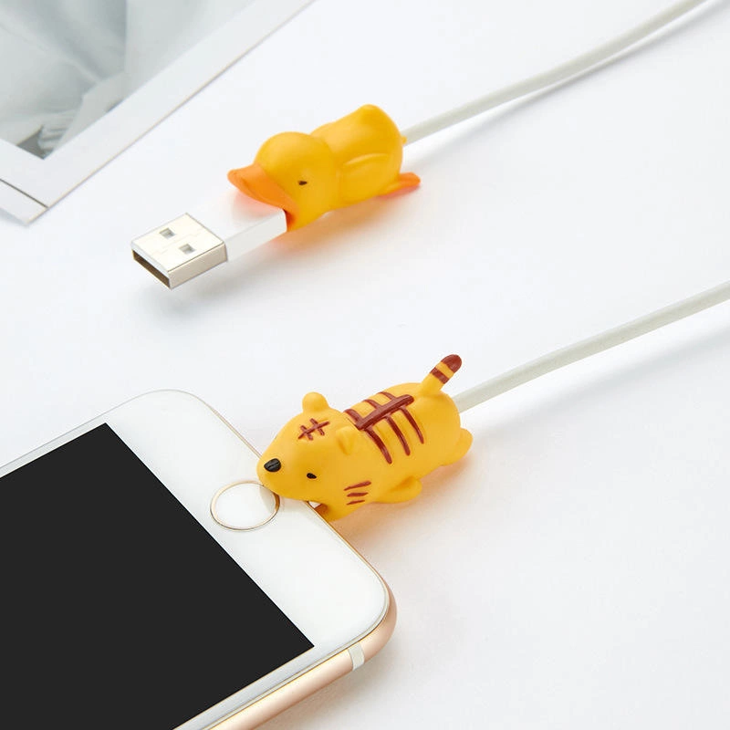 Duck-shaped phone cable covereng