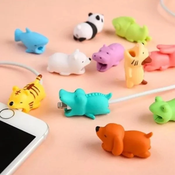 Duck-shaped phone cable covereng