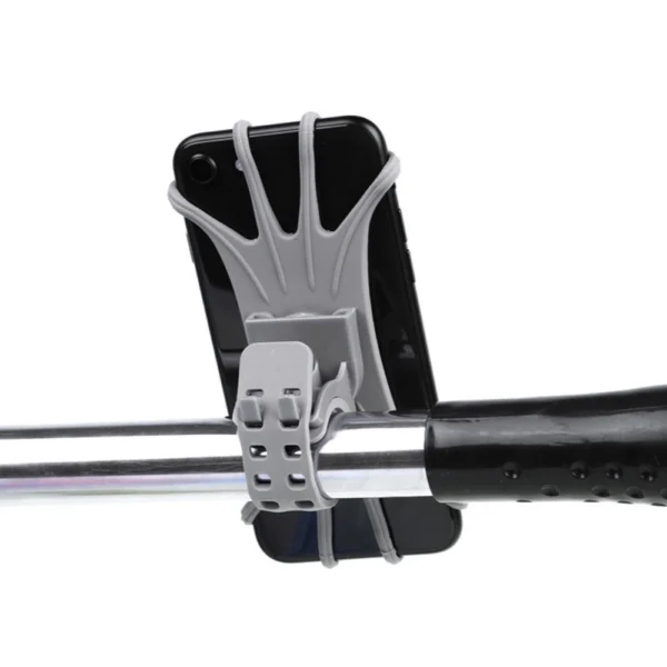 Swivel silicone bike holder with replaceable head - blackeng