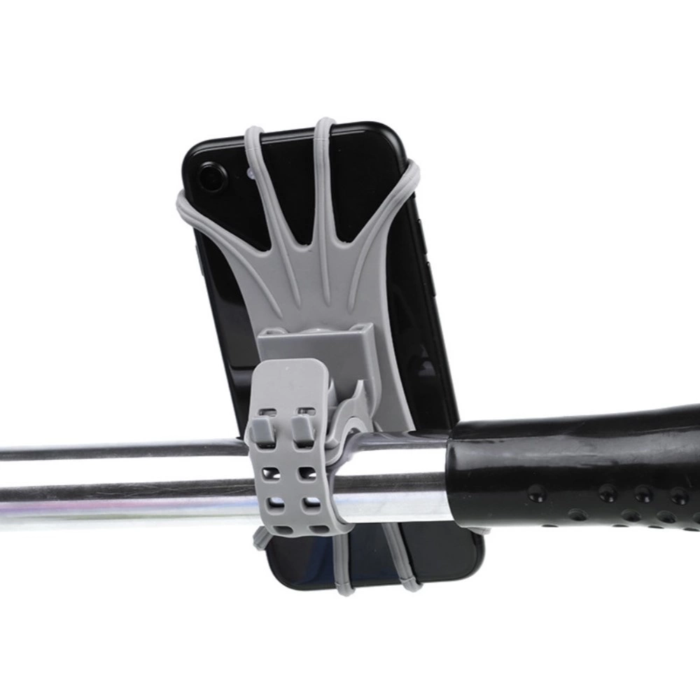 Swivel silicone bike holder with replaceable head - blackeng