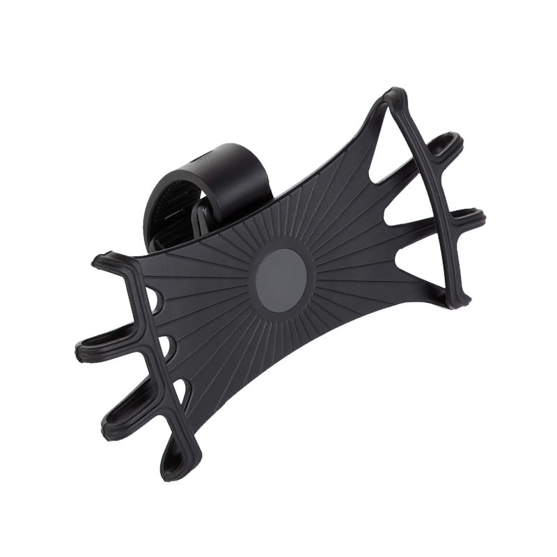 Swivel silicone bike holder with replaceable head - blackeng