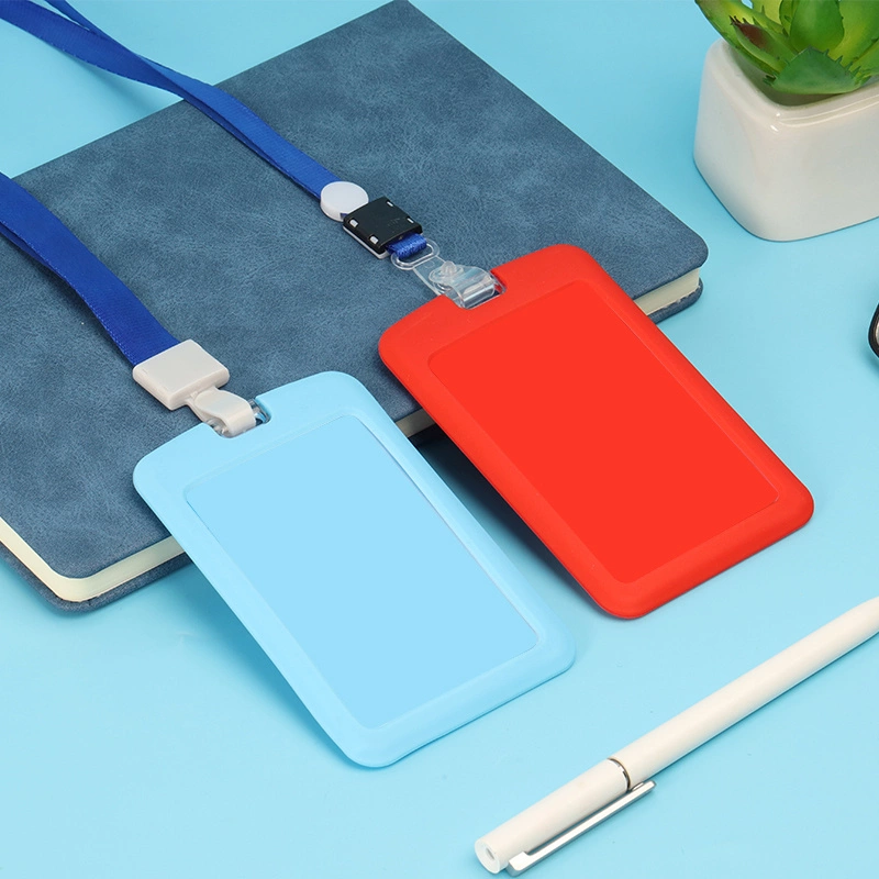 ID badge holder with lanyard - blackeng