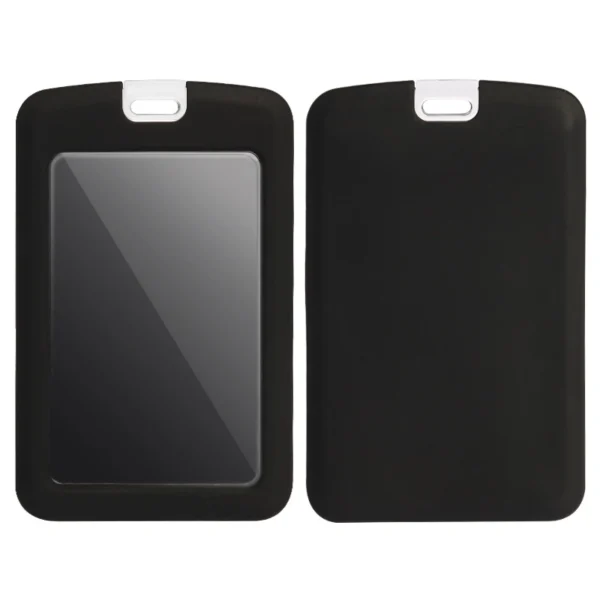 ID badge holder with lanyard - blackeng