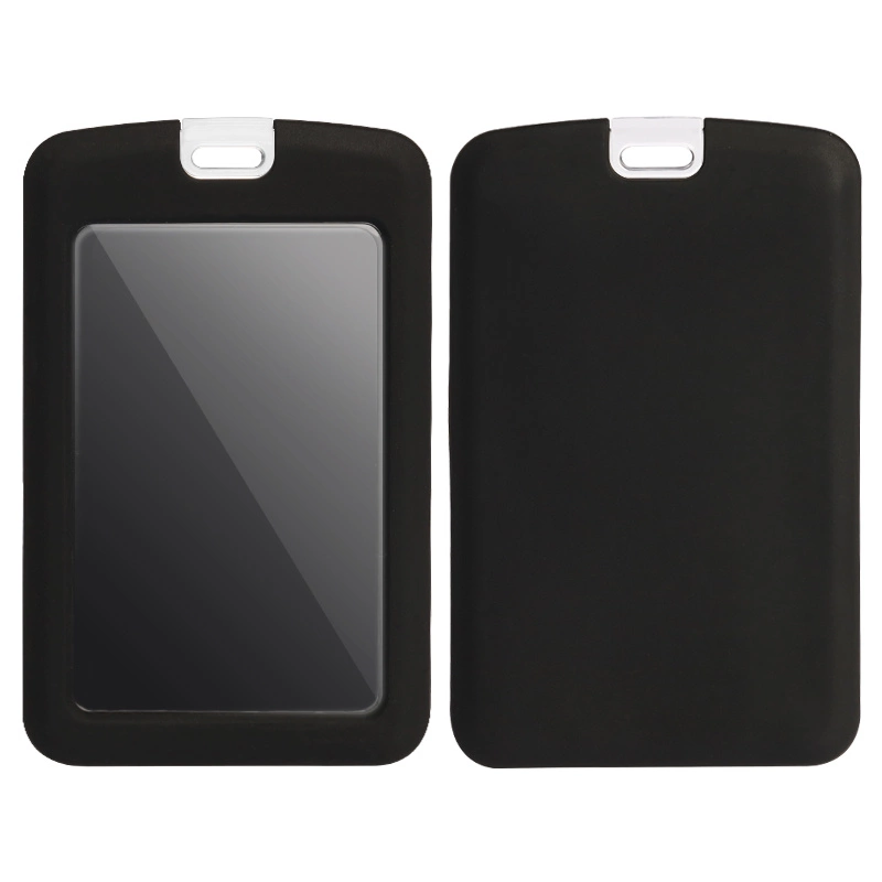ID badge holder with lanyard - blackeng