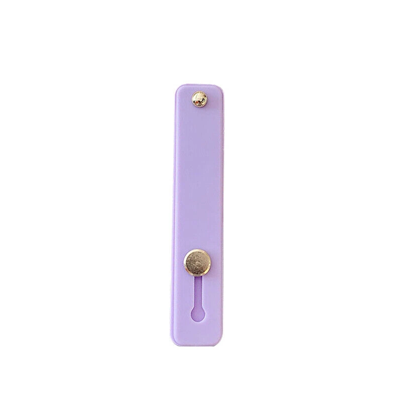 Self-adhesive finger holder with zipper - purpleeng