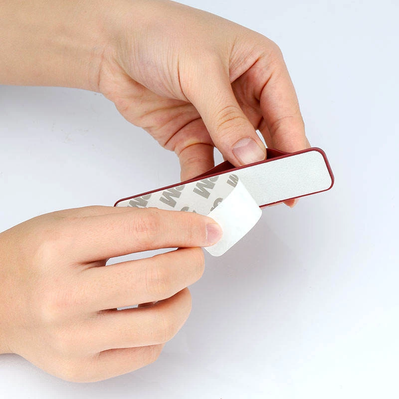 Self-adhesive finger holder with zipper - greeneng