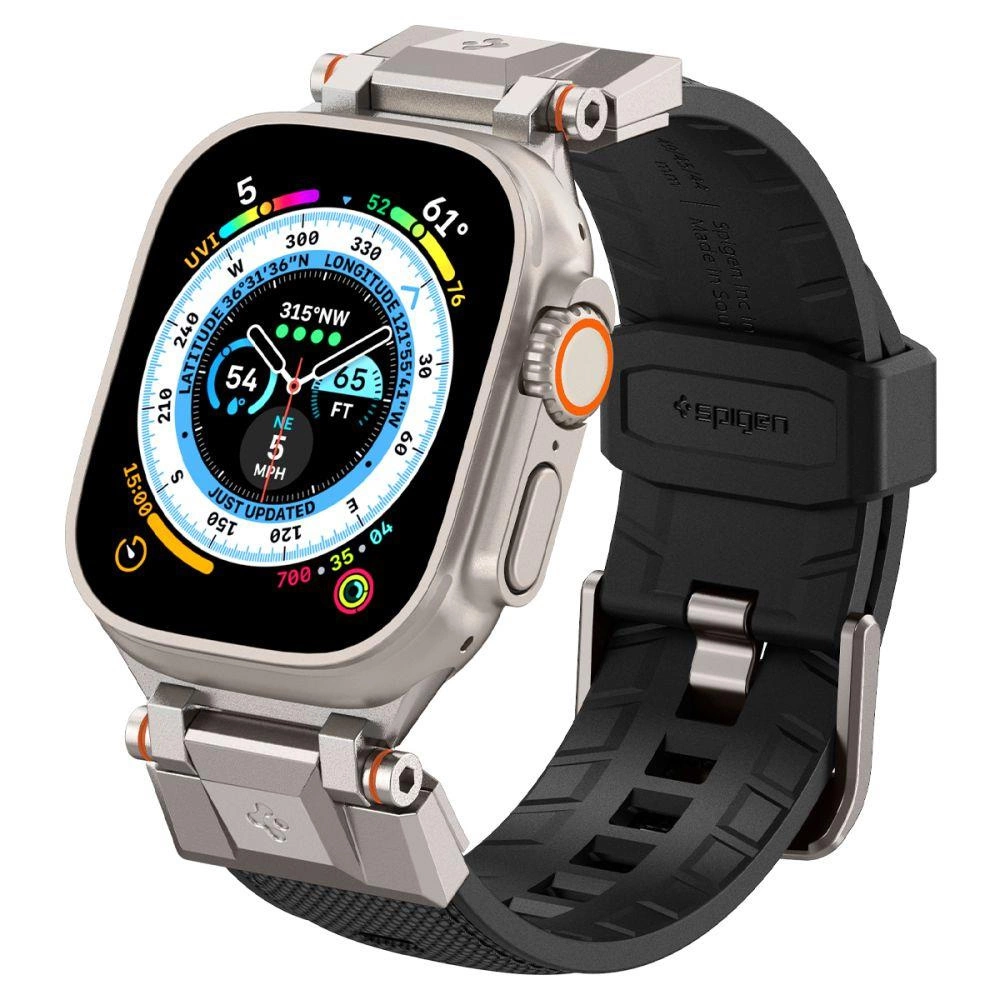 Spigen Durapro Armor Strap for Apple Watch 4/5/6/7/8/9/SE/ Ultra (42/44/45/49 mm) - Blackeng