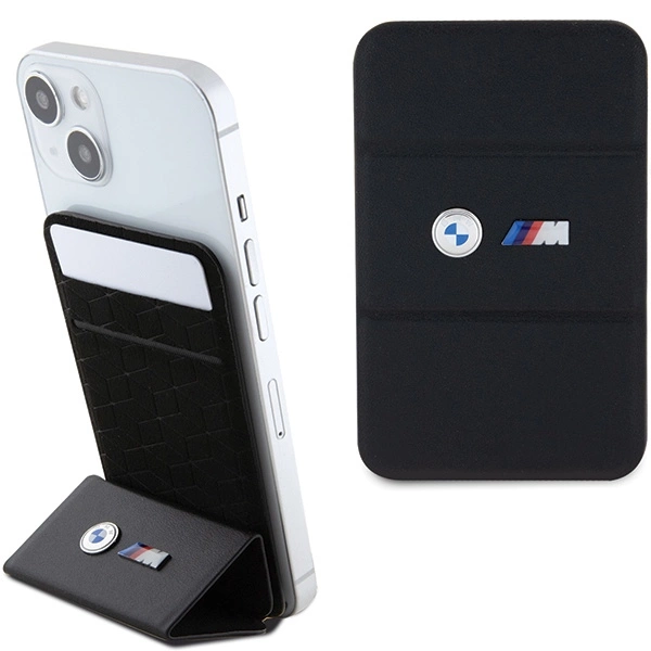 BMW Wallet Card Slot Stand Case BMWCSMMPGK Case - black MagSafe M Edition Collectioneng
