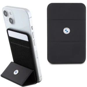 BMW Wallet Card Slot Stand Case BMWCSMRSK Case - black MagSafe Signature Collectioneng