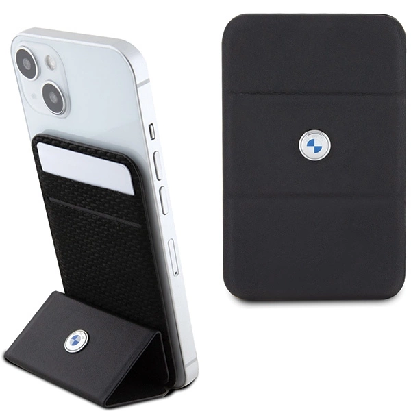BMW Wallet Card Slot Stand Case BMWCSMRSK Case - black MagSafe Signature Collectioneng