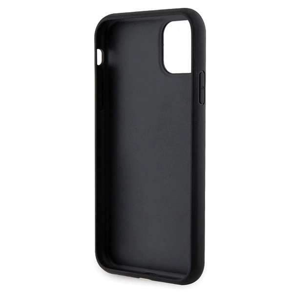 Guess GUHCN61HG4SGK case for iPhone 11 / Xr - black Glitter Script Big 4Geng