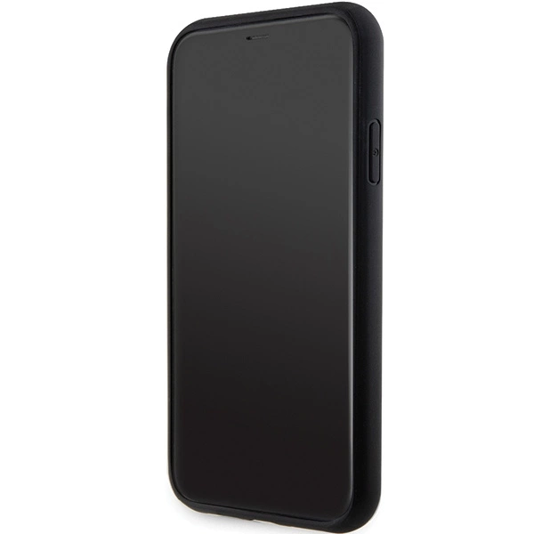 Guess GUHMN61PSAHMCK case for iPhone 11 / Xr - black Saffiano MagSafeeng