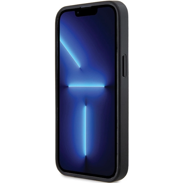 Guess GUHMP13LPSAHMCK case for iPhone 13 Pro / 13 - black Saffiano MagSafeeng